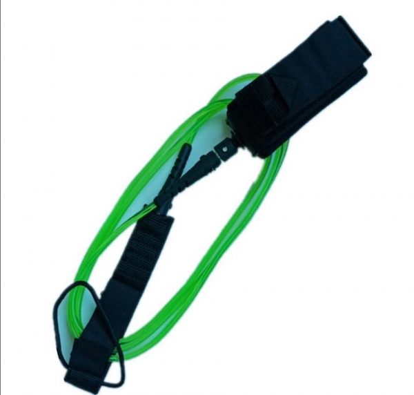 Green 6 feet surfboard leash